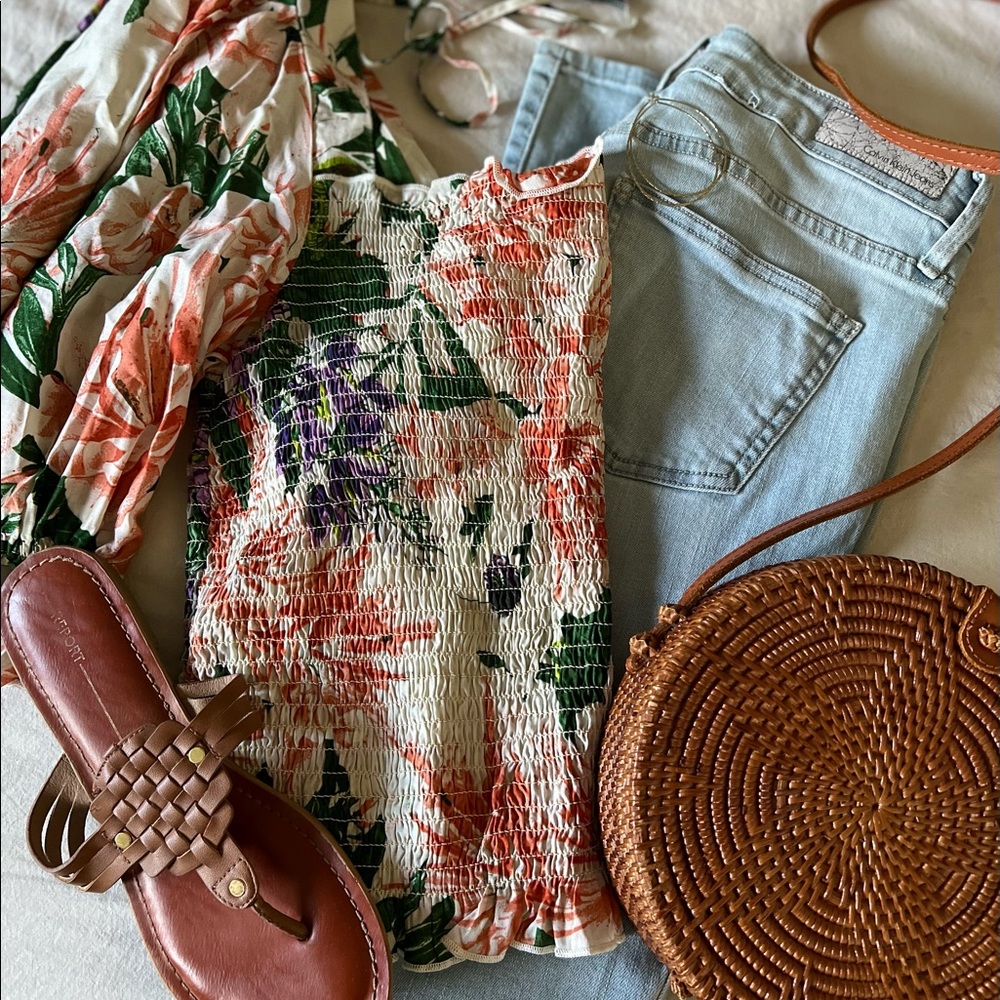 Floral Silky Top from H&M